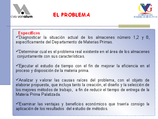 Estudio de Métodos para Optimizar la Materia Prima Paletizada