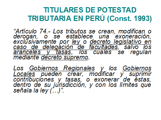 Derecho Constitucional Tributario, E Hipótesis De Incidencia Tributaria