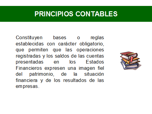 Los principios contables