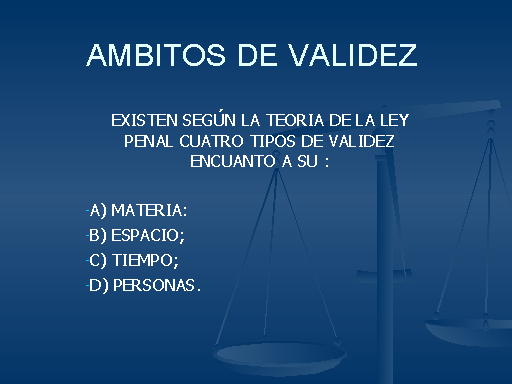 Ambito Material De Validez De La Ley Penal Ley Compartir