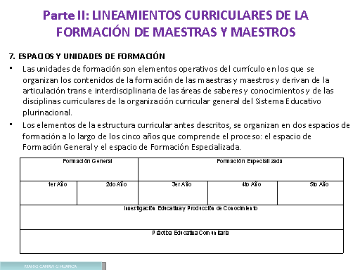 Diseño Curricular Para La Formación De Maestras Y Maestros Del Sistema ...