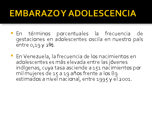 Embarazo En La Adolescencia Monografiascom