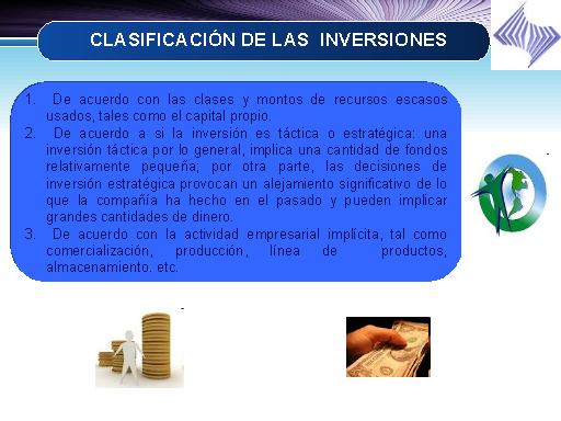 Inversión, Financiamiento Y Política De Inversión - Monografias.com