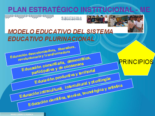 Normativa educativa actual y diseño curricular del sistema educativo  plurinacional