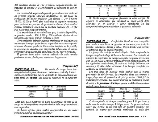 69 Ejercicios Resueltos De Programacion Lineal Monografias Com