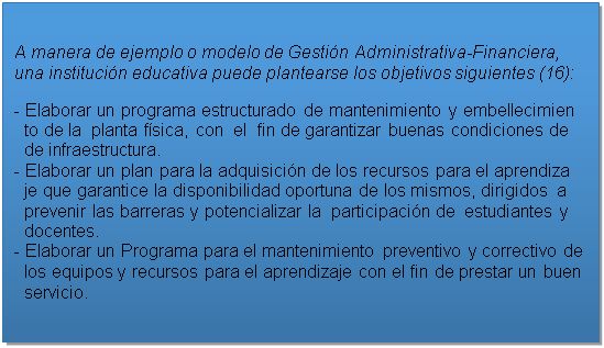 Gestión educativa (Educational management)