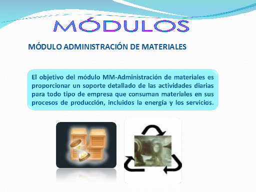 Los módulos del SAP - Monografias.com