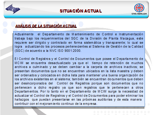 Actualización Del Control De Registros Y Control De Documentos Del Sistema De Gestión De La Calidad 7493