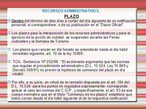 Recursos Administrativos