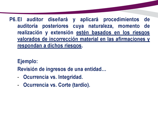 Respuestas Del Auditor A Los Riesgos Valorados