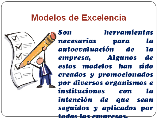 Modelos de excelencia y premios de calidad