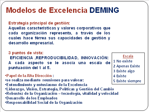 Modelos de excelencia y premios de calidad