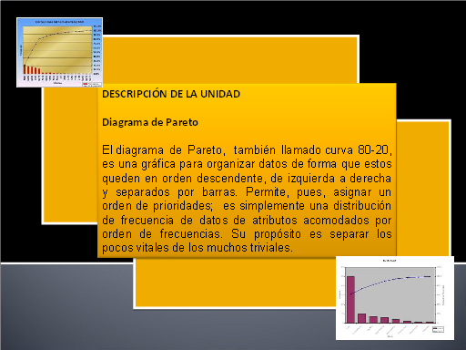 Utilización el diagrama de Pareto y causa-efecto para 