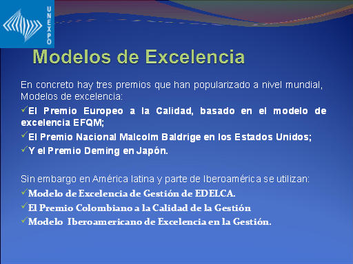 Modelos de excelencia